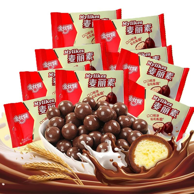 金丝猴 原味麦丽素 代可可脂巧克力 23g*10包 230 克