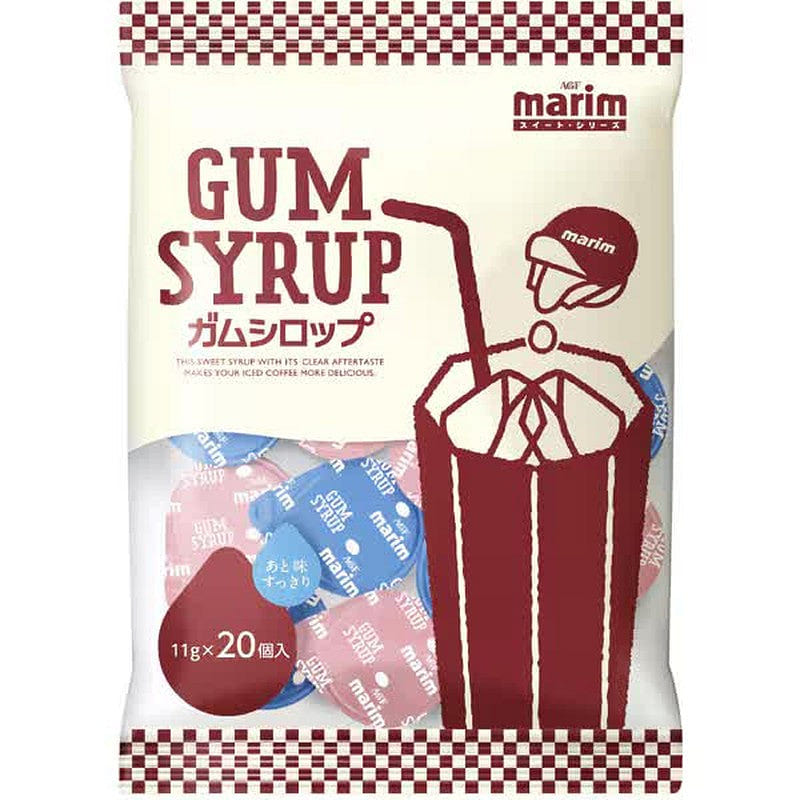 AGF Marim Sweet Series Gum Syrup, 20 pieces 1 each