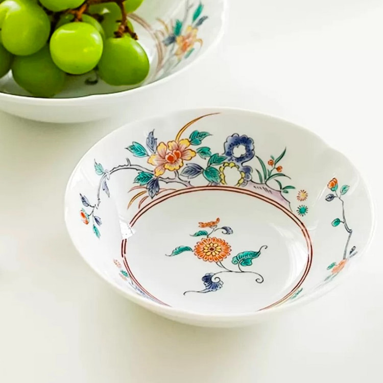 Mino ware Fortune Flower Series S Bowl