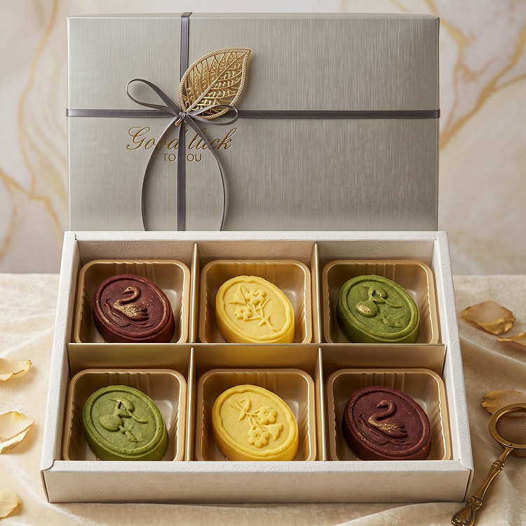 French Moonlit Fragrance Mooncake Gift Set 1 box
