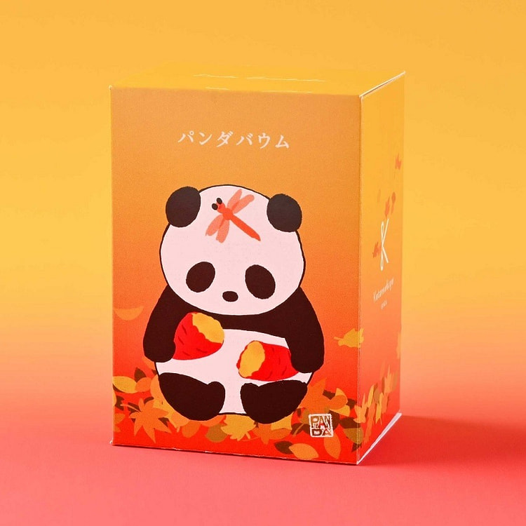 KATANUKIYA熊猫年轮蛋糕 红薯口味 1 盒