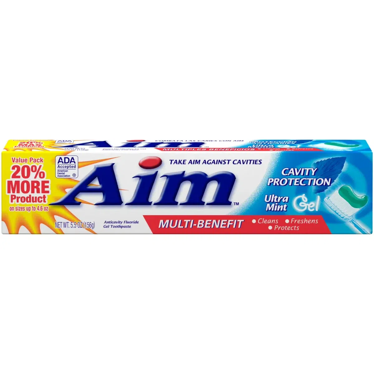 Aim Cavity Protection Toothpaste Ultra Mint 5.5OZ 1 pack