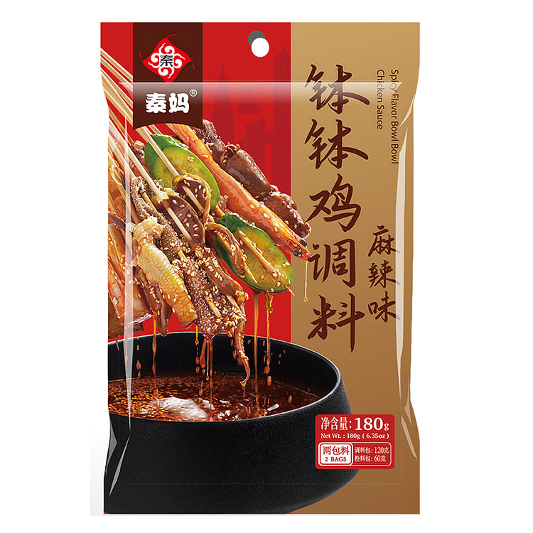 秦妈 钵钵鸡调料麻辣味180g*1袋