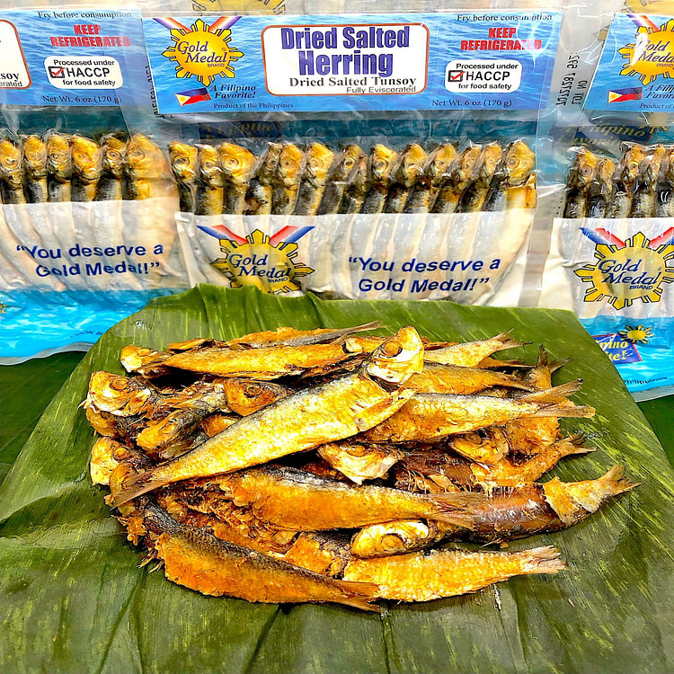 FILIPINO "GOLD MEDAL TUNSOY" DRIED HERRING SARAP! 170 g