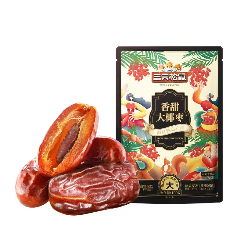 Three squirrels and dates 100g*1 bag 100 g
