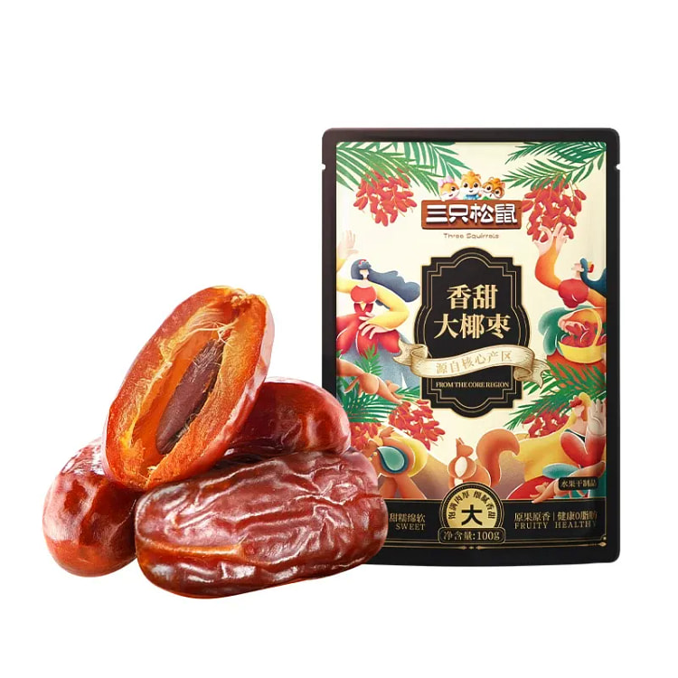 三只松鼠  椰枣  100g*1袋 100 克