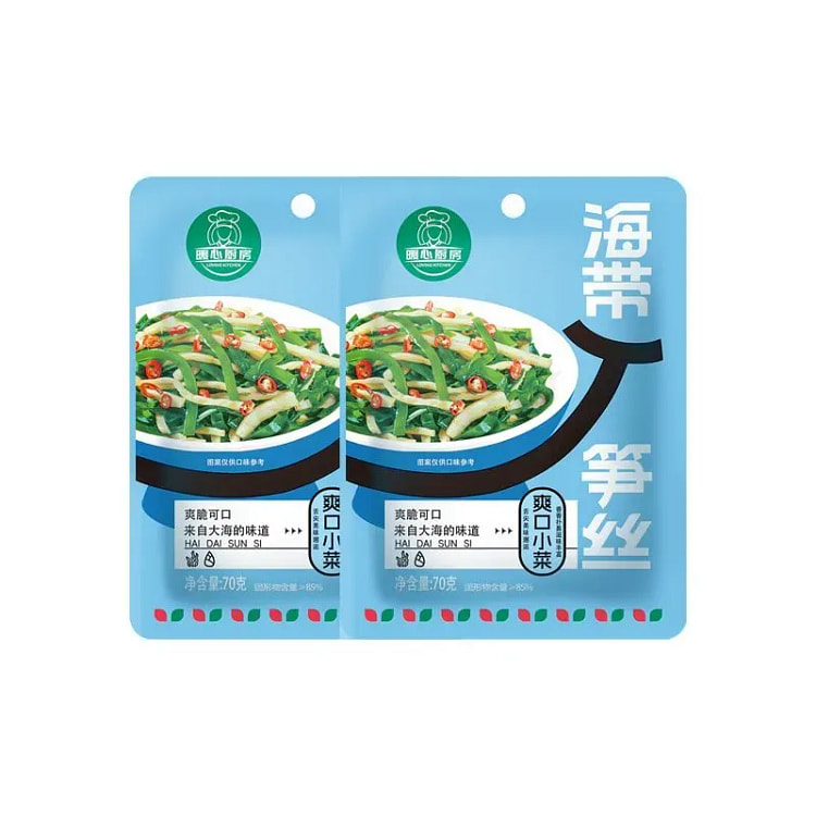 宏绿海带笋丝爽口下饭海带丝凉拌开胃菜70g×3袋 210 克