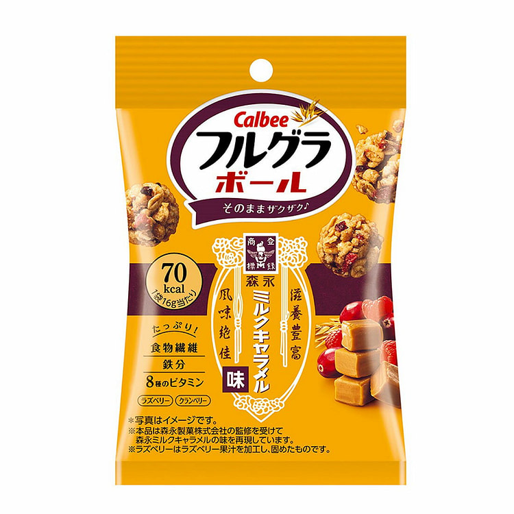 卡乐比 水果干谷物混合燕麦球（森永牛奶焦糖味） 16 克