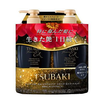 TSUBAKI 黑椿损伤修护洗护套装400mlx2 1 个