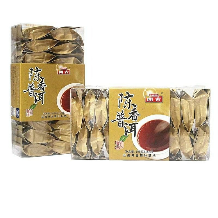 云南普洱茶熟茶105g袋装陈年普洱茶包