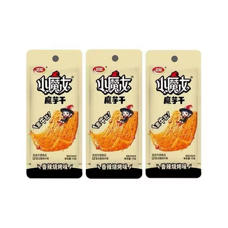 魔芋干香辣烧烤味10g*10包