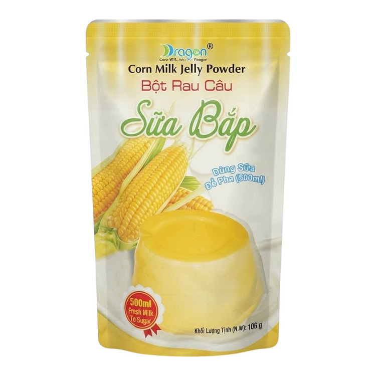 [Dragon] Corn Milk Jelly Powder Bot Rau Cau Sua Ba 1 each