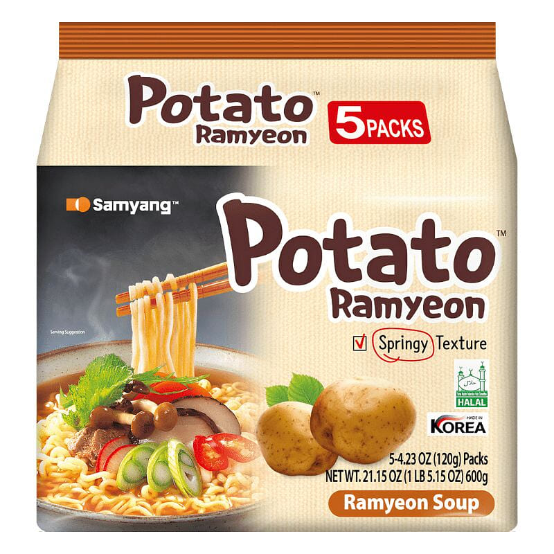 [Samyang] Potato Ramyeon Soup – 120g x 5Pack 1 each