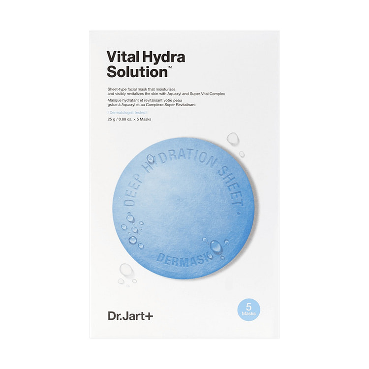 DR.JART+ Blue Pill Hydrating Vitality Mask,5sheets 1 box