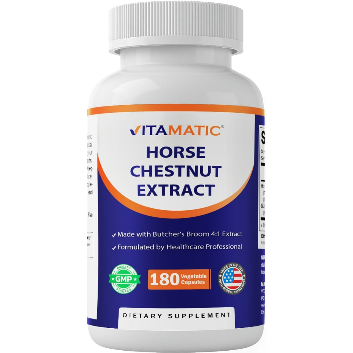 Horse Chestnut Extract – 180 Capsules 1 each