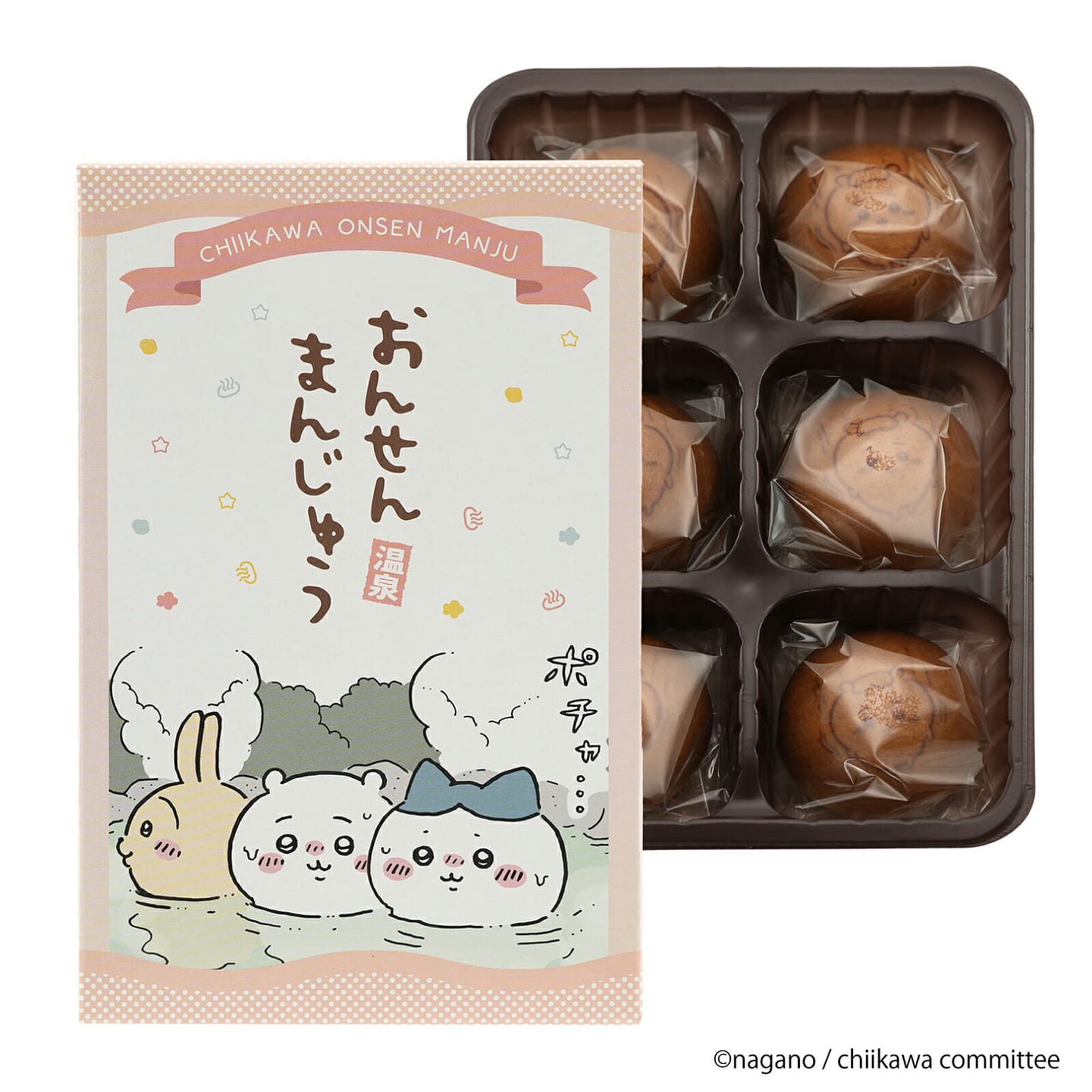 長登屋 chiikawa 红豆沙馒头 6枚 1 份