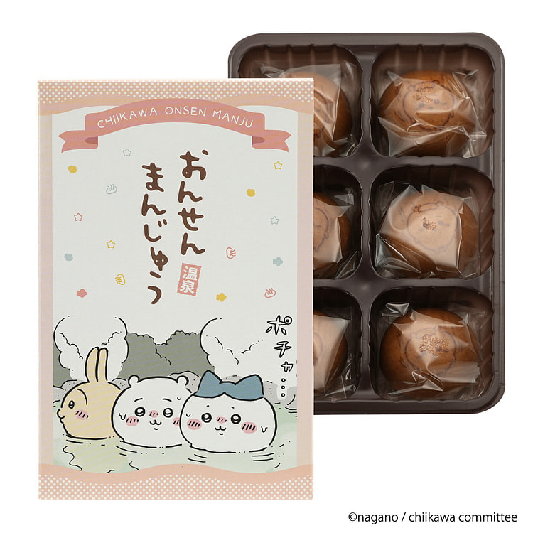 Nagatoya Chiikawa Red Bean Steamed Buns 6pcs 1 each