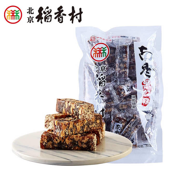 三禾稻香村南枣果仁糕传统点心甜食 500g