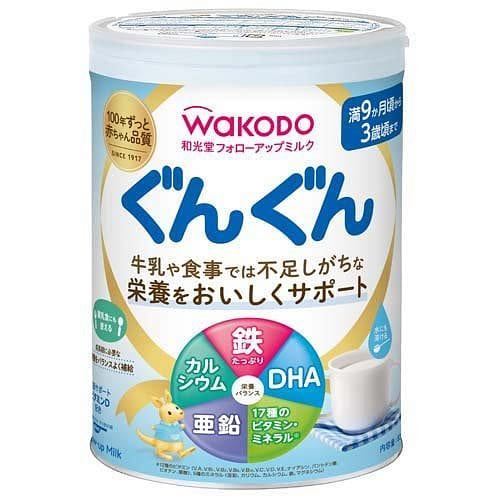Wakodo Follow-up Milk Gungun [830g] 830 ml