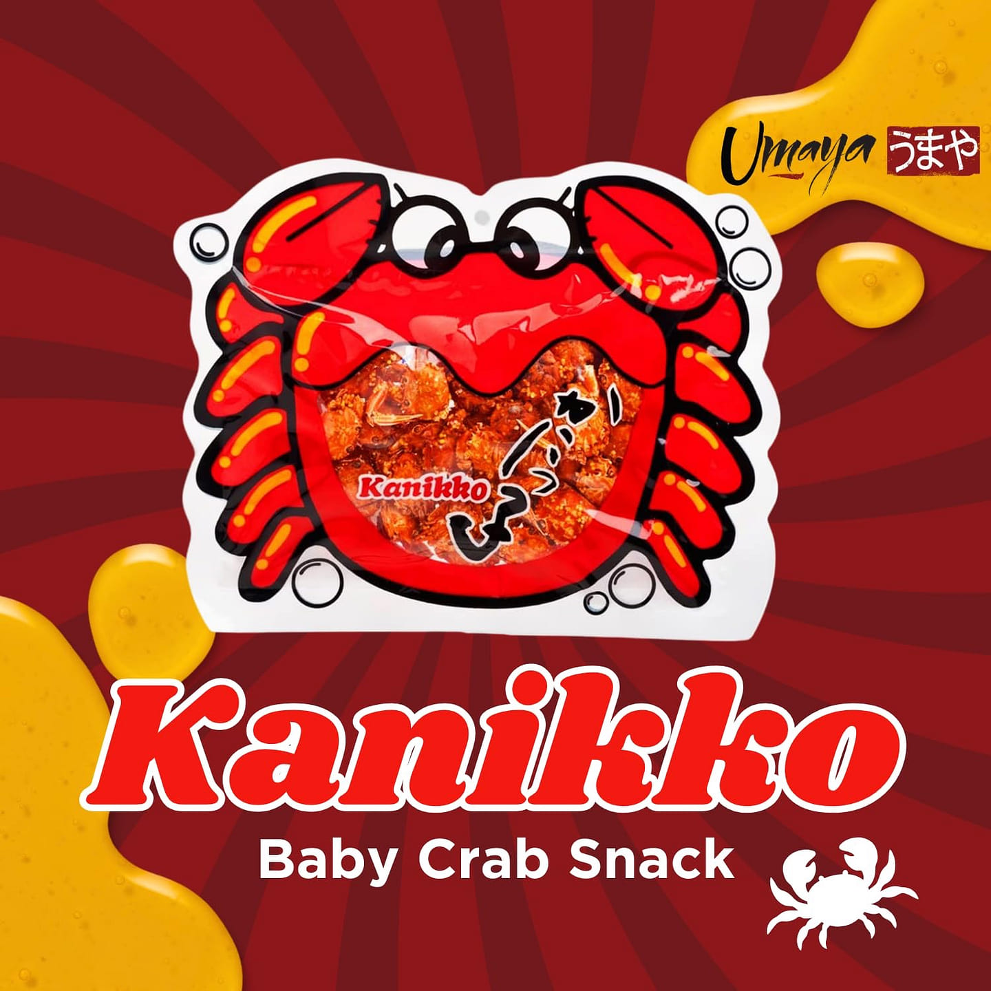 Snack Baby Crab Kanikko Crispy Fried Okabe 75g 1 each