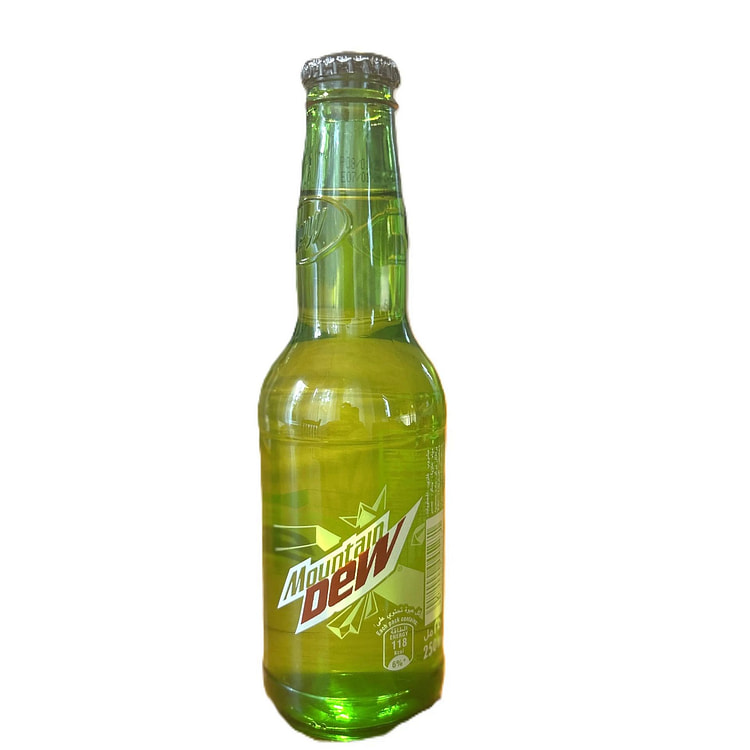 Mountain Dew Classic Glass Bottle Soda (Dubai)