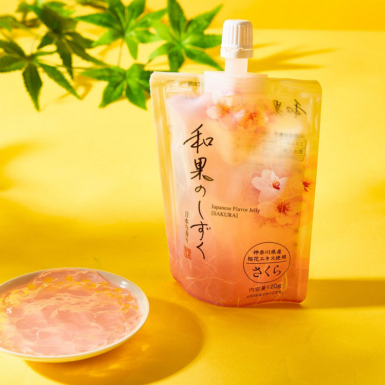 樱花果冻饮料