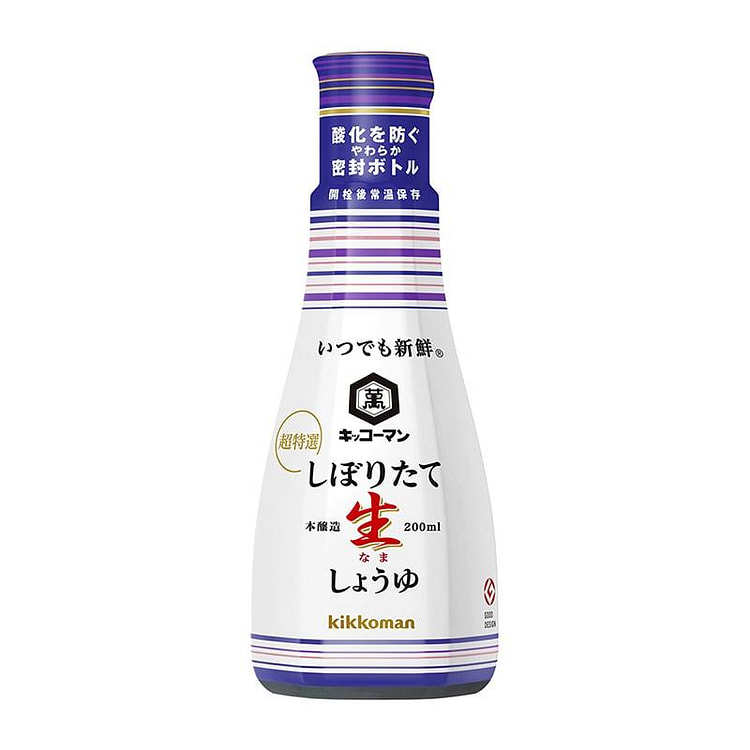 Kikkoman Fresh Squeezed Soy Sauce 200ml