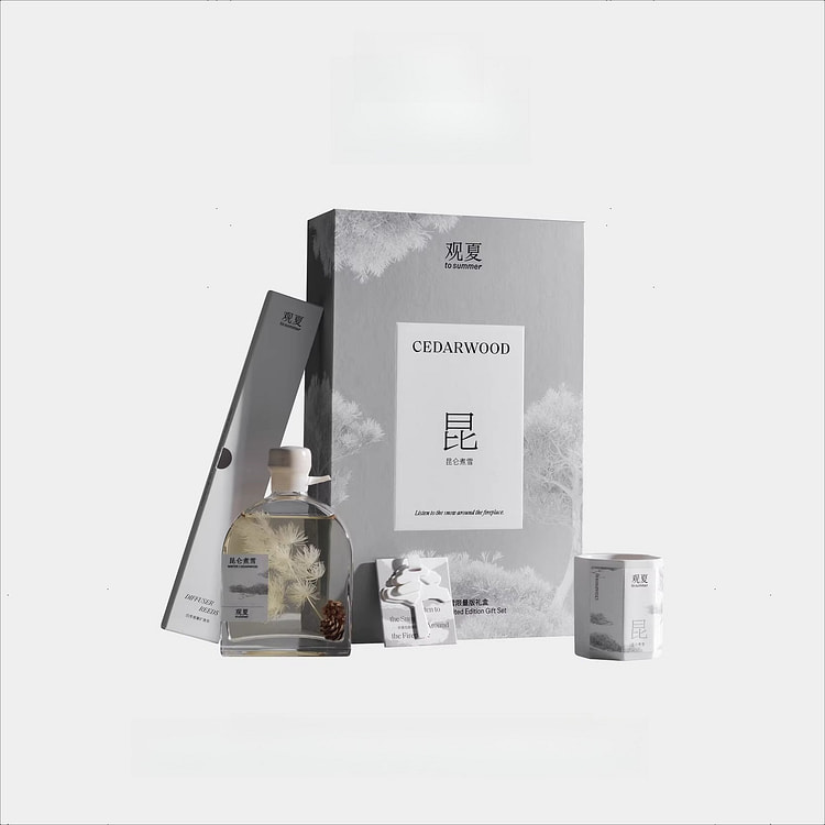 观夏 四季香氛礼盒·昆仑煮雪 新年礼物-280ml 1 份