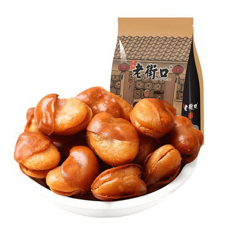 老街口 兰花豆香酥蚕豆解馋小零食 牛肉味500g/ 1 包