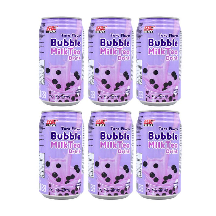 Rico Boba 珍珠奶茶饮料 芋头味 12.3 盎司 6 包