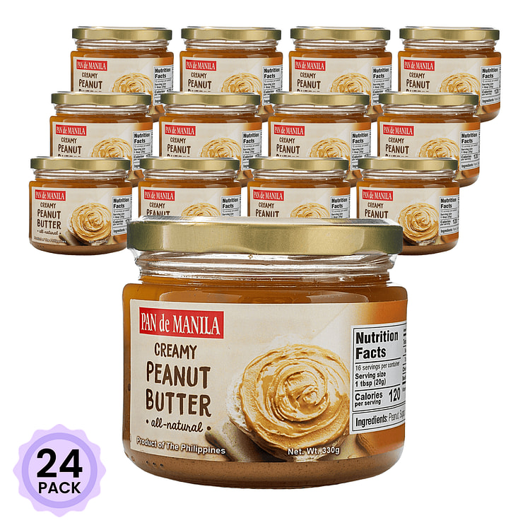 PAN DE MANILA 奶油花生酱 330 克*24 包