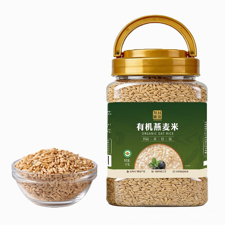 有機オーツ米 900g 1 缶