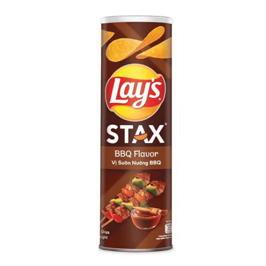 Get [LAY'S STAX] Potato Snack with BBQ Flavor 100g 1 count Delivered ...