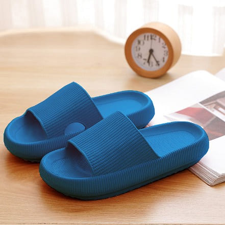 4cm Platform Slippers Color Ocean Blue, Size 38-39 1 each