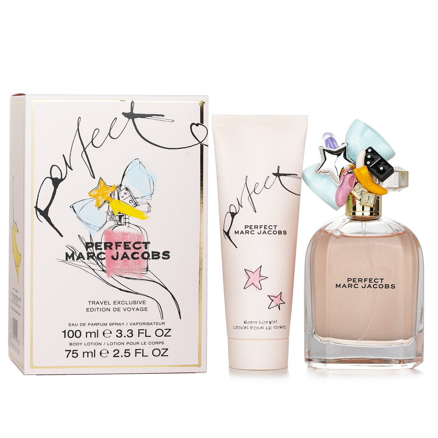 Marc Jacobs Perfect Travel Exclusive Edition De Voyage Coffret: 2pcs 2 each