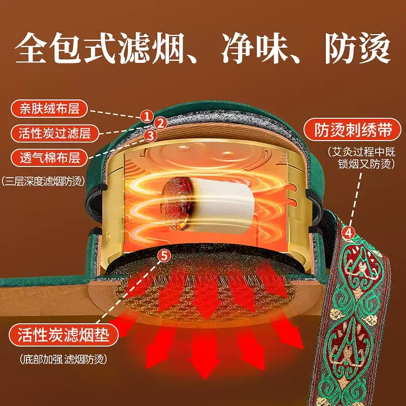 Moxibustion box portable moxibustion home fumigator 200 g