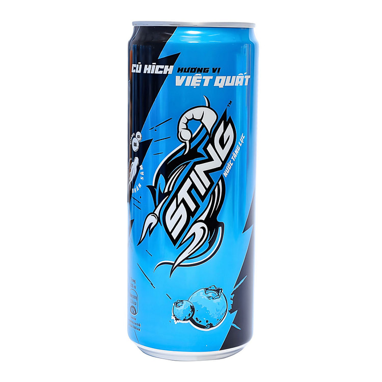 Sting Blueberry Energy Drink 320ml 1 Can 1 each