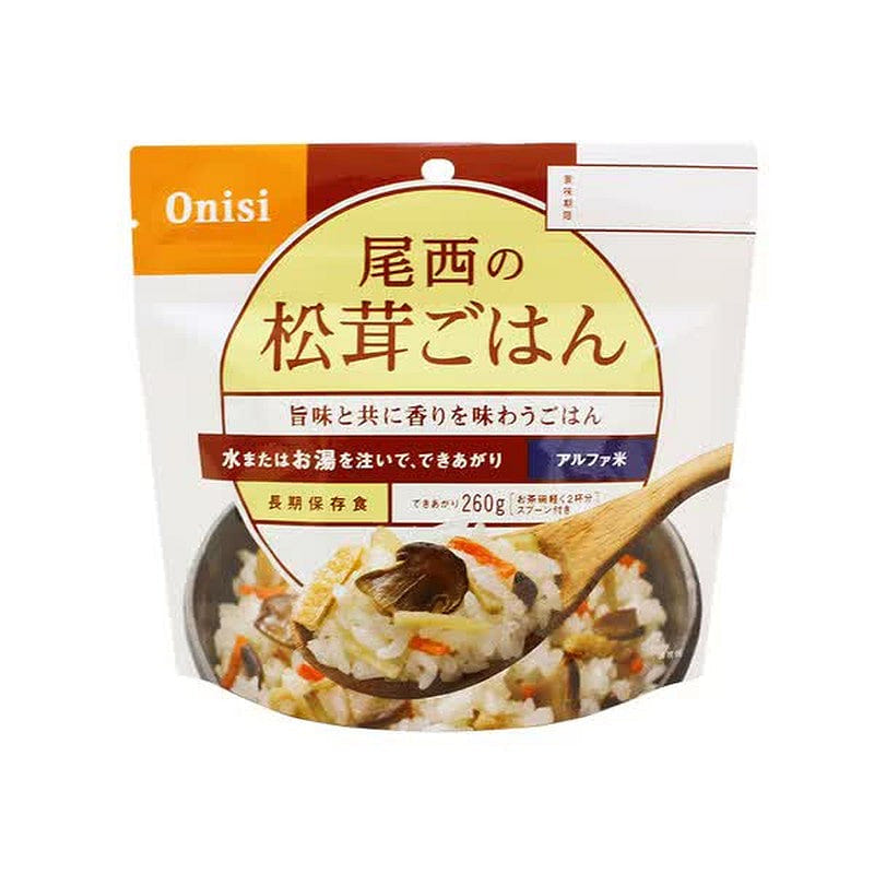 Onishi Foods Alpha Rice Matsutake Rice 1 Serving 1 each