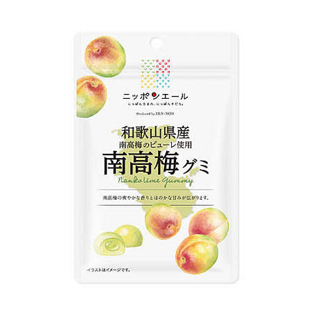 日本农协 和歌山县南高梅软糖 40g 1 份