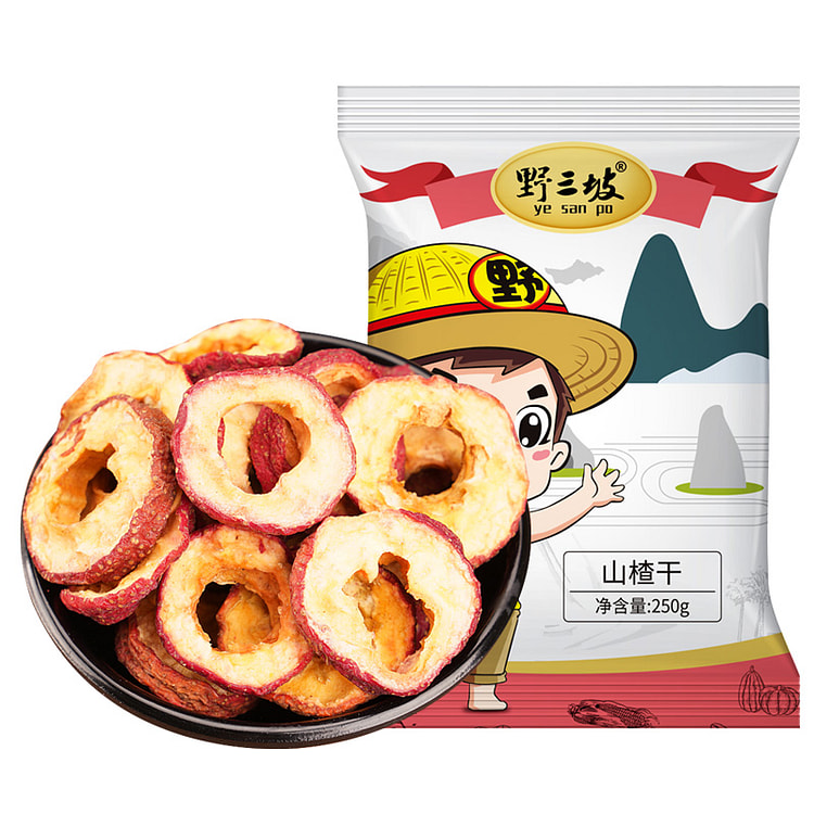 野三坡山楂干无核山楂片250g*1袋