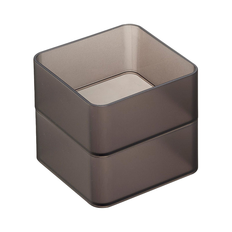 Stackable Clear Organizers [Set of 2] - Four Sizes Small / Black