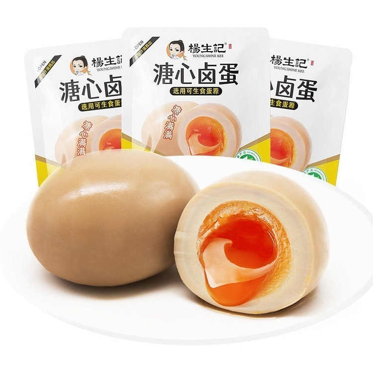 杨生记溏心卤蛋 无壳鸡蛋 即食卤蛋 休闲零食 3袋 105 克