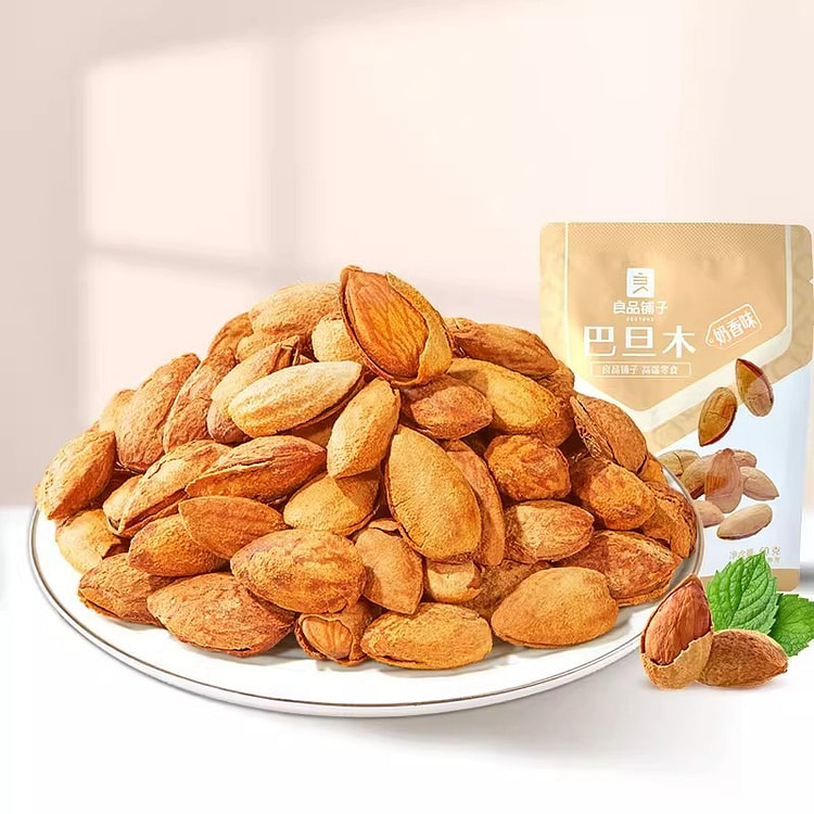 良品铺子奶香巴旦木88g*5袋装坚果休闲零食 440 克