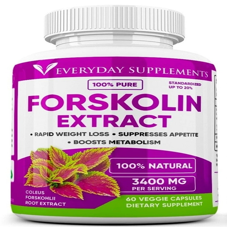 Forskolin最高强度 100%纯 60 个