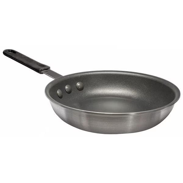 Frying Pan w/Coating, 8-1/2 In., SS/Alum 2 lb