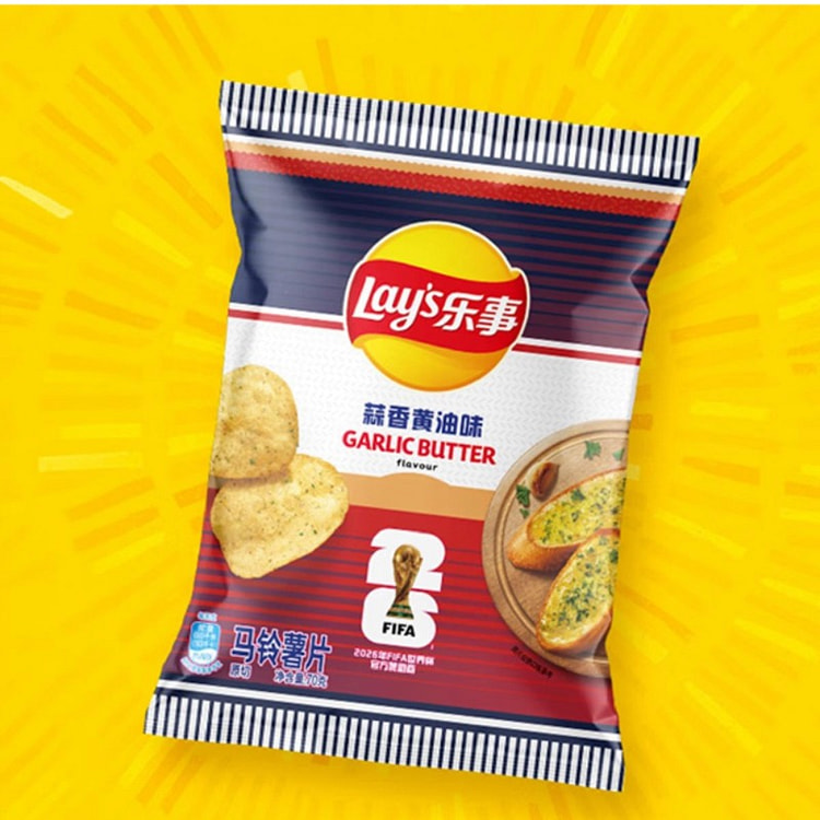 Lay's Potato Chips French Garlic Butter Flavor 70 g