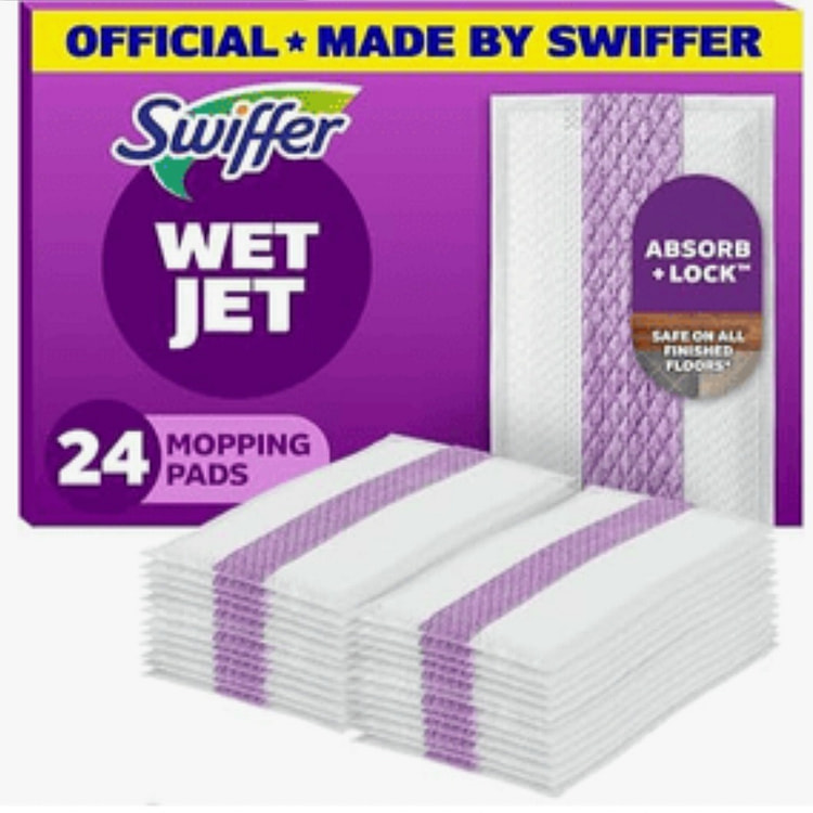 Swiffer Wet Jet Mopping Pad Refills Multi-Surface 1 box