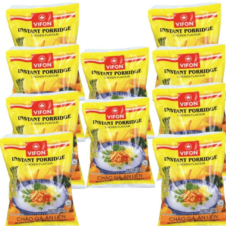 [ VIFON ] Cháo Gà Ăn Liền combo 10 gói 10 cái