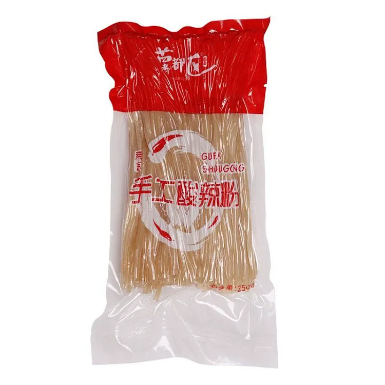 重庆酸辣粉手工圆鲜粗粉条红薯粉地瓜粉200g