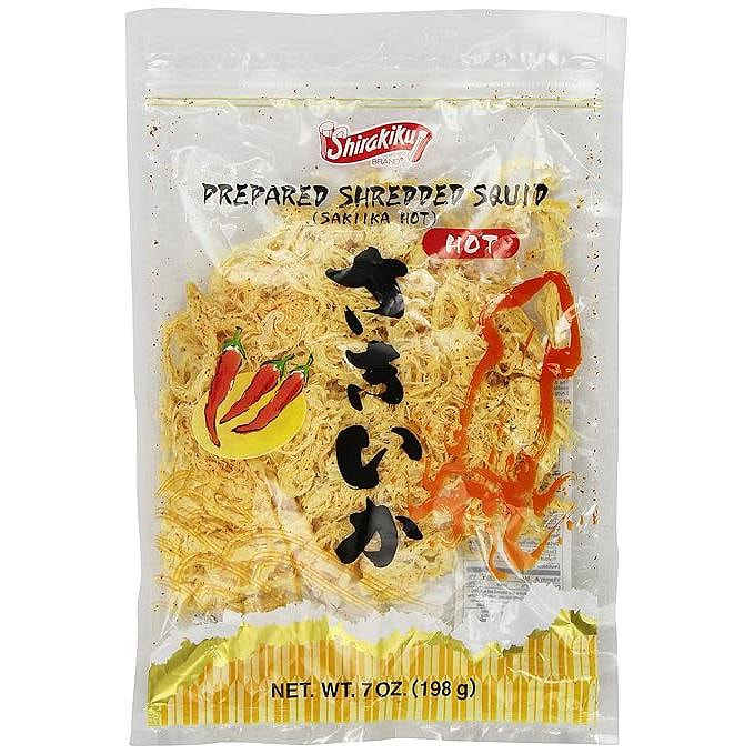 Shirakiku 辣鱿鱼丝 7oz
